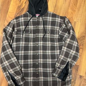EUC Wrangler lined flannel, medium, Men’s